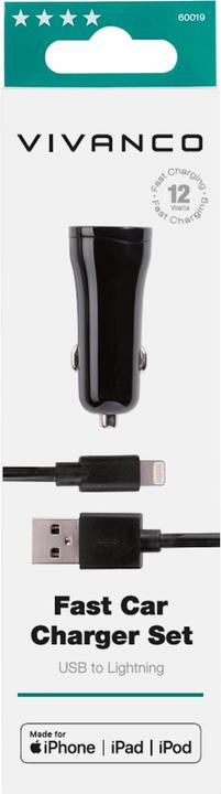 Produktbild Vivanco Fast Car Charger Set
