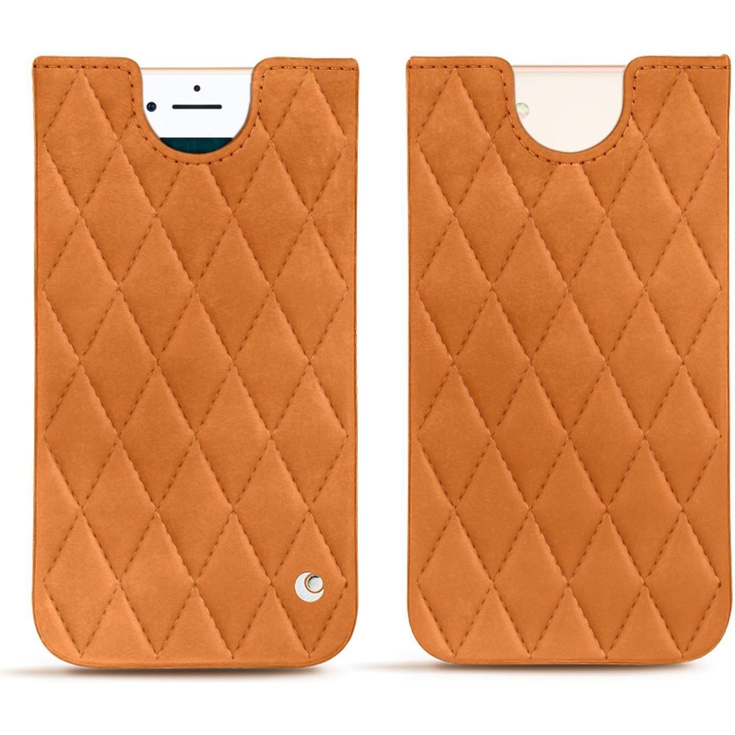 Noreve Lederschutzhülle (Apple iPhone 7), Smartphone Hülle, Orange