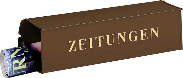Produktbild Burg Wächter Zeitungsbox Eisen verzinkt BxHxT 125/125/110 mm kupfer