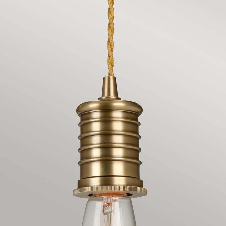 Actual product image Elstead Lighting Douille pendant light E27 aged brass (E27)