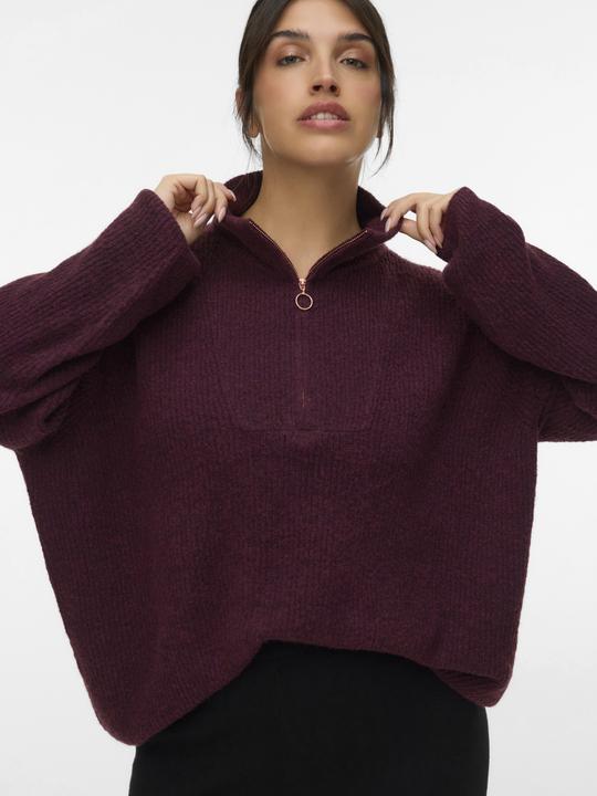 Actual product image Vero Moda VMCPLAZA Pullover Viertel-Reissverschluss (50)