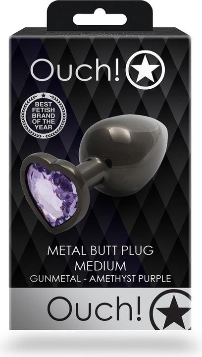 Produktbild Ouch! Heart Gem Butt Plug - Medium