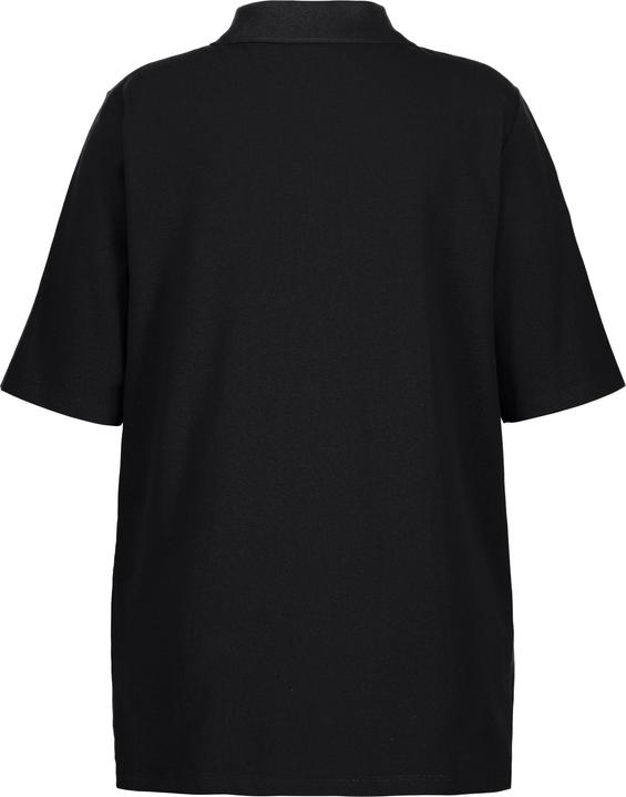 Produktbild Ulla Popken Poloshirt, Piqué, Polokragen, Samt-Knopfleiste, Halbarm (58)