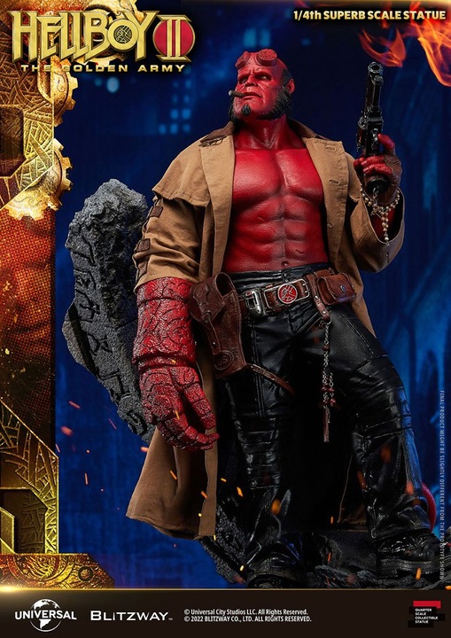 Produktbild Blitzway Hellboy 2 -The Golden Army “Hellboy” 1/4 Statue