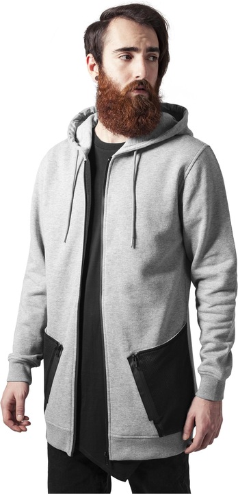 Actual product image Urban Classics Long Peached Tech Zip Hoody (S)