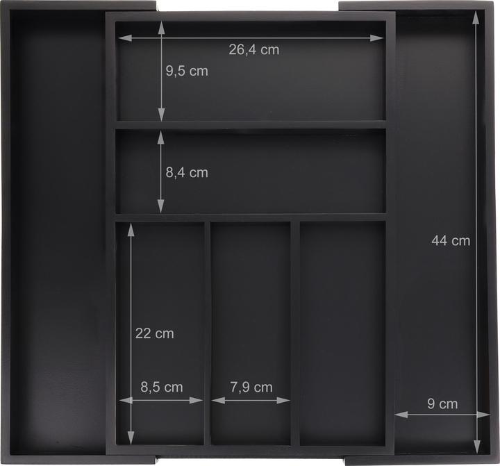 Actual product image Relaxdays Besteckkasten