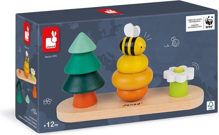 Actual product image Janod Stacking toys forest