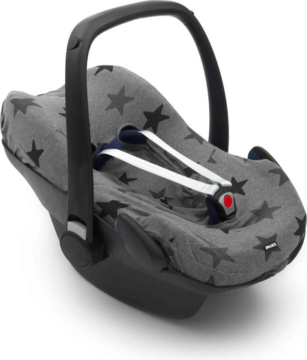 Dooky Baby-autostoelhoes - Grijze sterren
