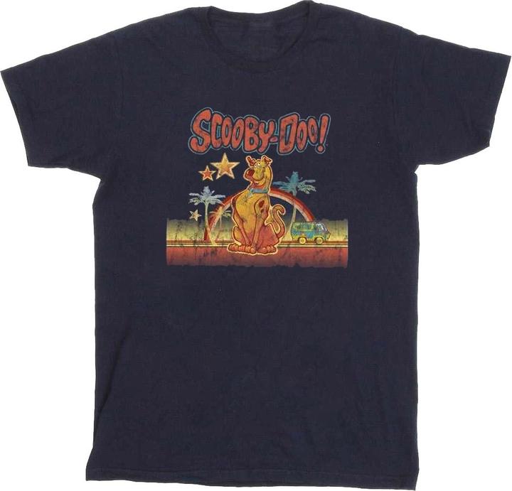 Immagine prodotto Scooby Doo Palm Trees Maglietta Ampia Donna (3XL)