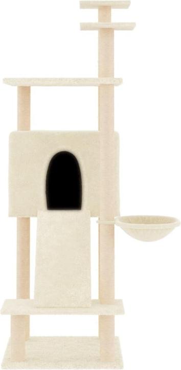 Produktbild vidaXL Kratzbaum (153 cm, Hellgrau)