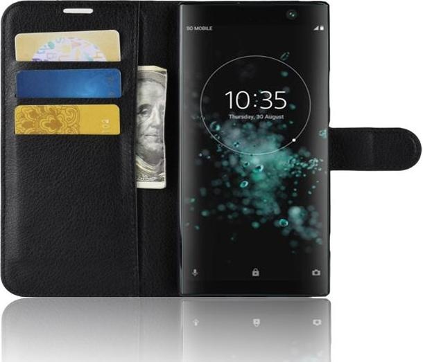 Produktbild MU Classic Litchi Leder Bookcover Series (Xperia XA2 Plus)