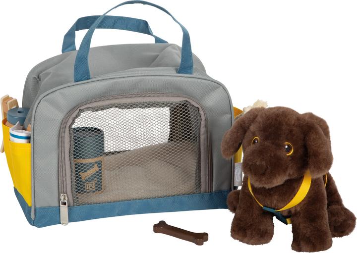 Image du produit small foot Hund mit Tasche und Pflege-Set (20 cm)