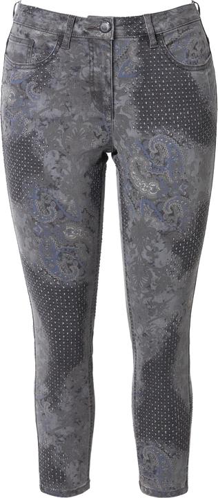 Actual product image Miamoda Skinny-Jeans, Slim Fit, Print mit Ziersteinchen (56)