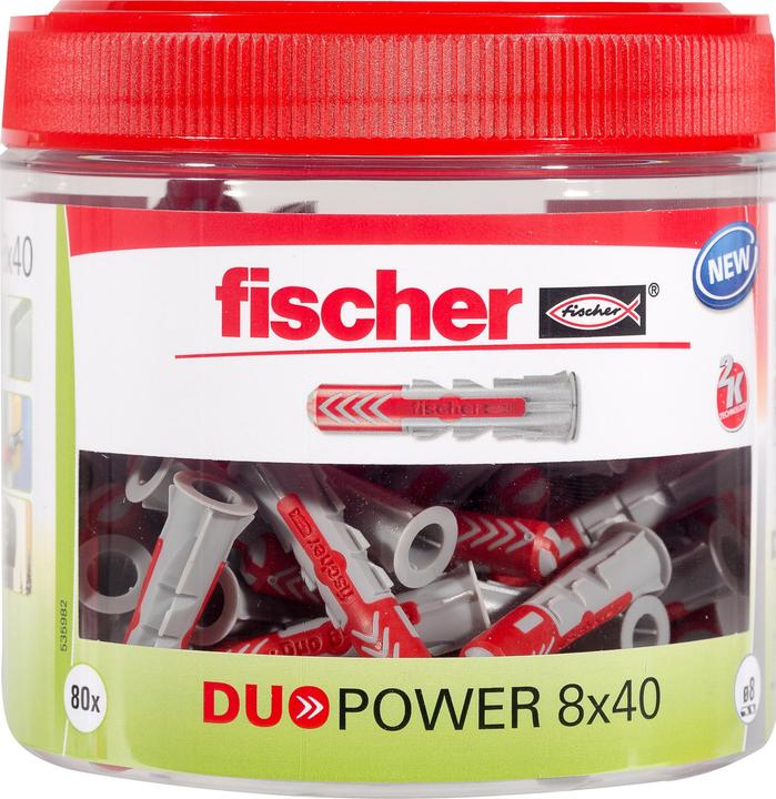 Fischer DuoPower 8x40 Dose (80) (81 Stk.)