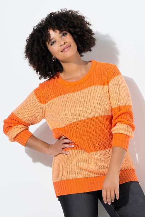 Immagine prodotto Angel of Style Pullover dal taglio dritto con righe e paillettes (46, 48)