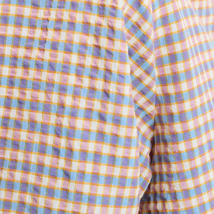 Produktbild La Redoute Collections Karierte V-Ausschnitt-Bluse mit Bindebändern (M)