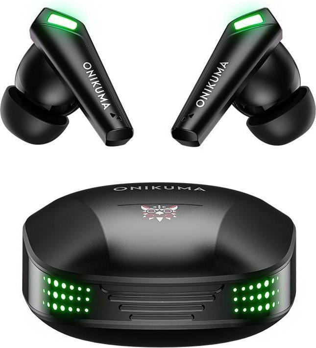 Actual product image Onikuma Wireless headphones TWS T308 Black (5 h, Wireless)