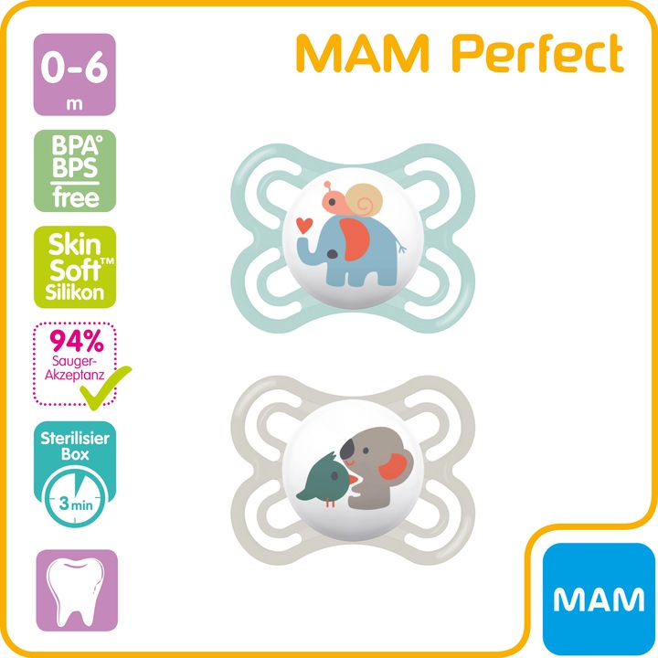 Actual product image MAM Perfect (2 x, up to 6 M.)