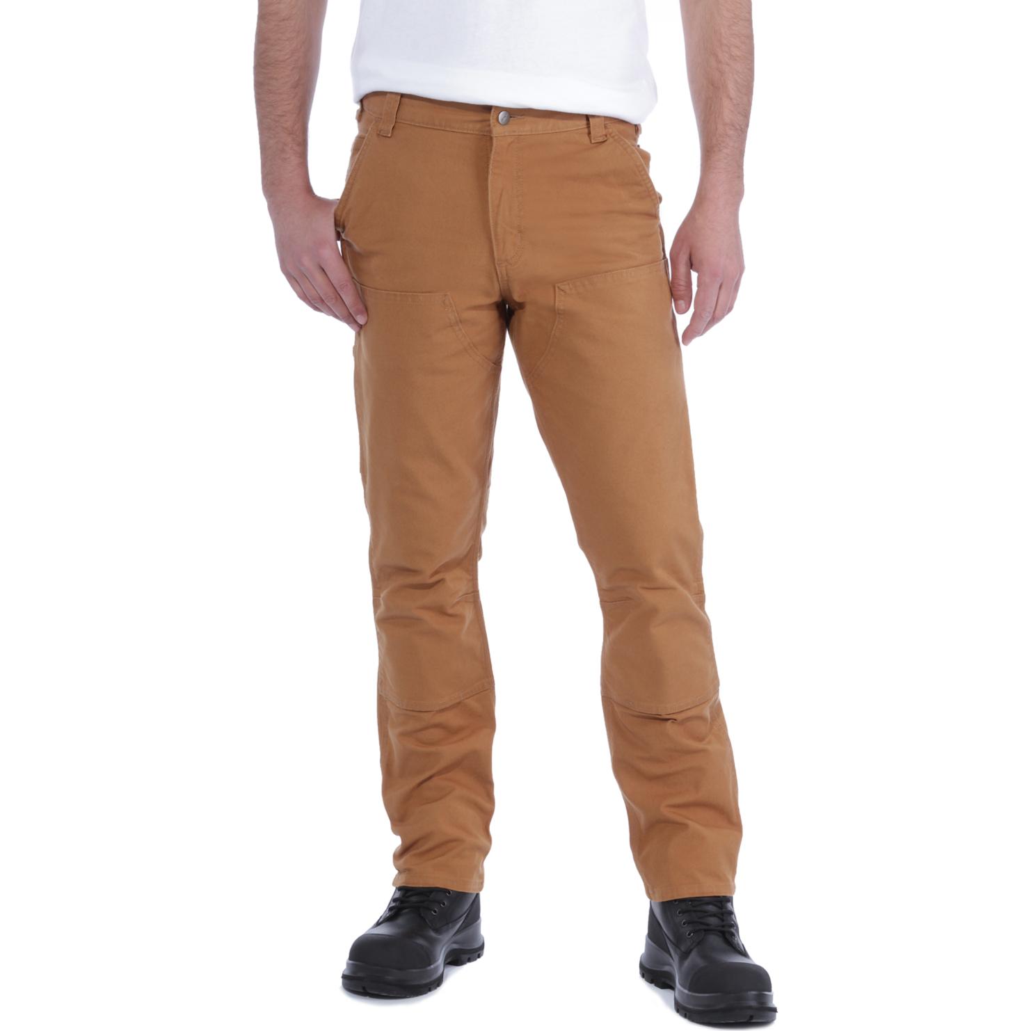 Carhartt, Arbeitshose, STRETCH DUCK DOUBLE FRONT  BROWN Gr.W30/L32 (W30/L32)