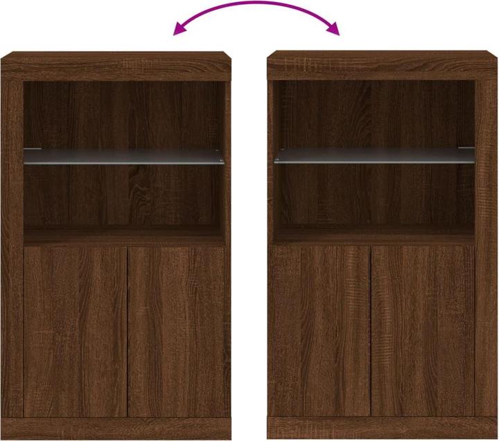 Image du produit vidaXL Beistellschrank (60.50 x 37 x 100 cm)