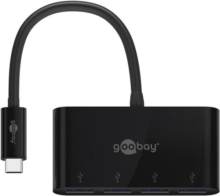 Actual product image Goobay 4-way USB-C multiport adapter (USB-C, 4 ports)
