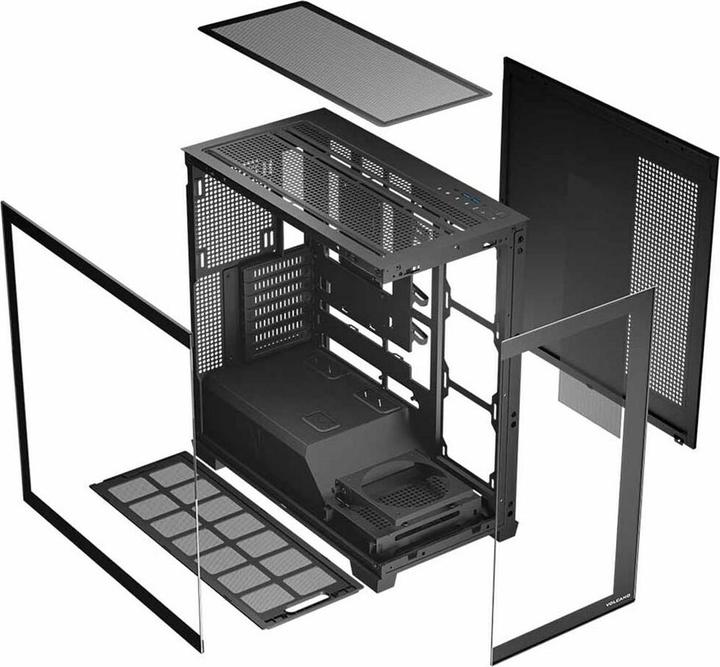 Produktbild Modecom Computergehäuse VOLCANO STELLAR MIDI (Mini-ITX, ATX, mATX)