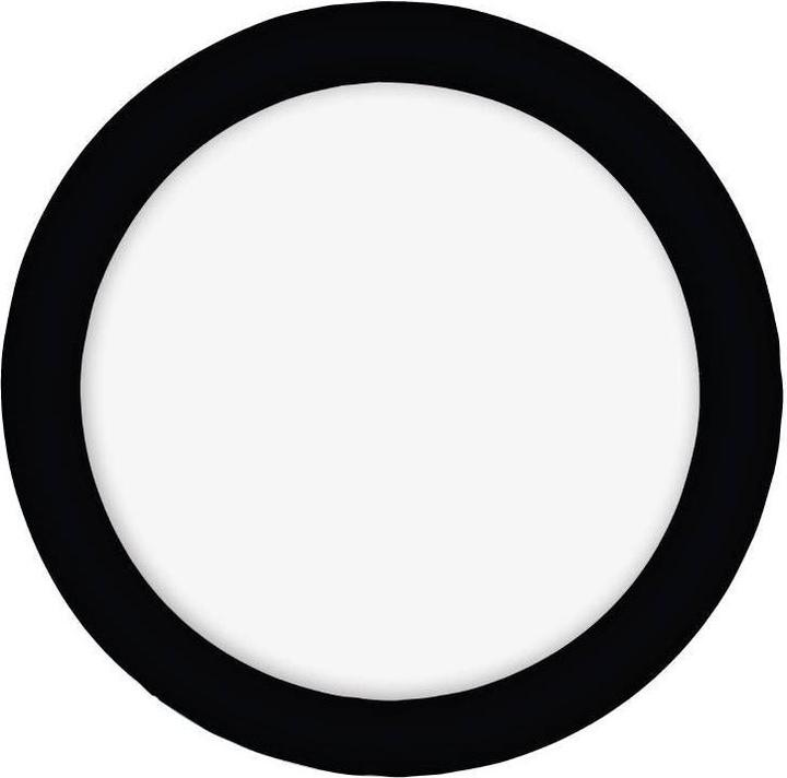 Produktbild EGLO 68713 FUEVA PRO CCT LED Einbauleuchte 14,5W Ø225mm Schwarz Weiss Steuerbare Lichtfarbe