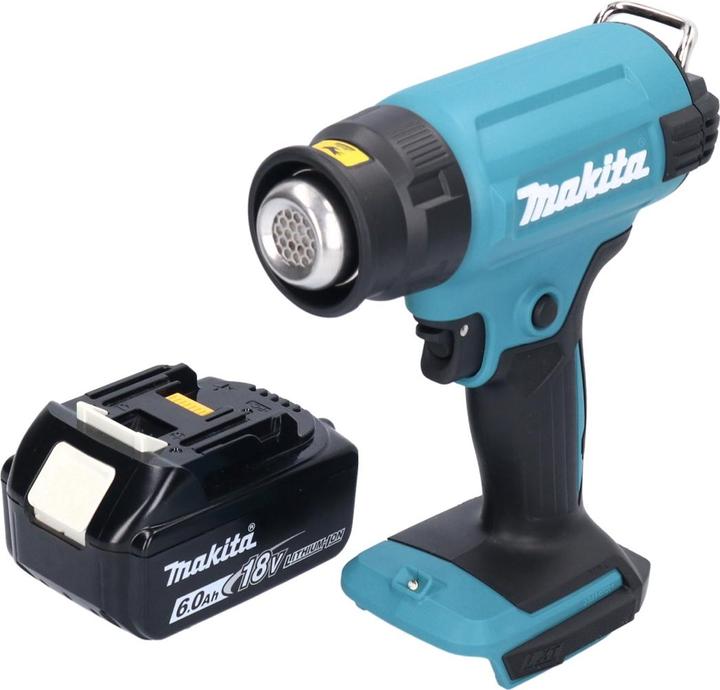 Image du produit Makita DHG 180 G1 Pistolet à air chaud sans fil 18 V 550 °C + 1x batterie 6,0 Ah - sans chargeur