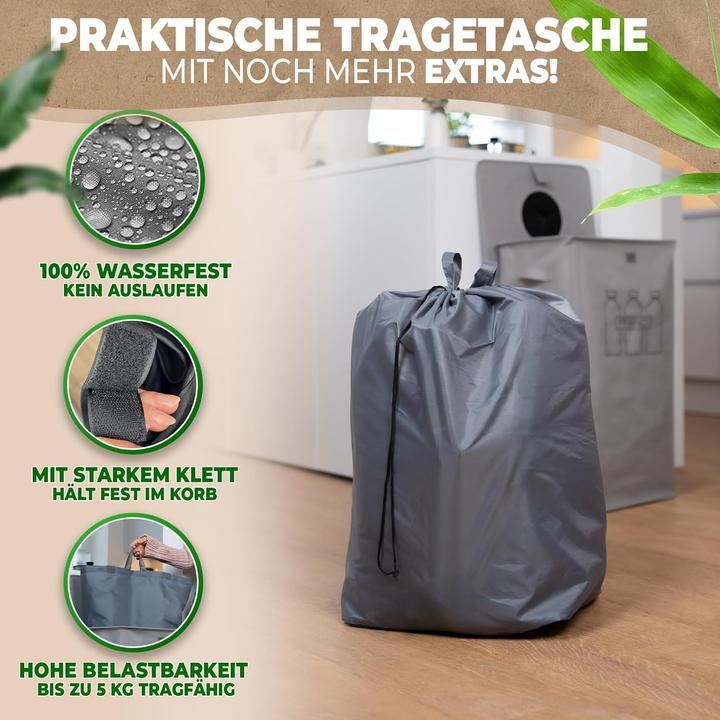 Produktbild Cottara Pfandflaschen Sammelbehälter mit Tragetasche (100 l)
