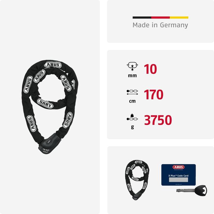 Productafbeelding Abus Granit CityChain X-Plus 1060 (170 cm)