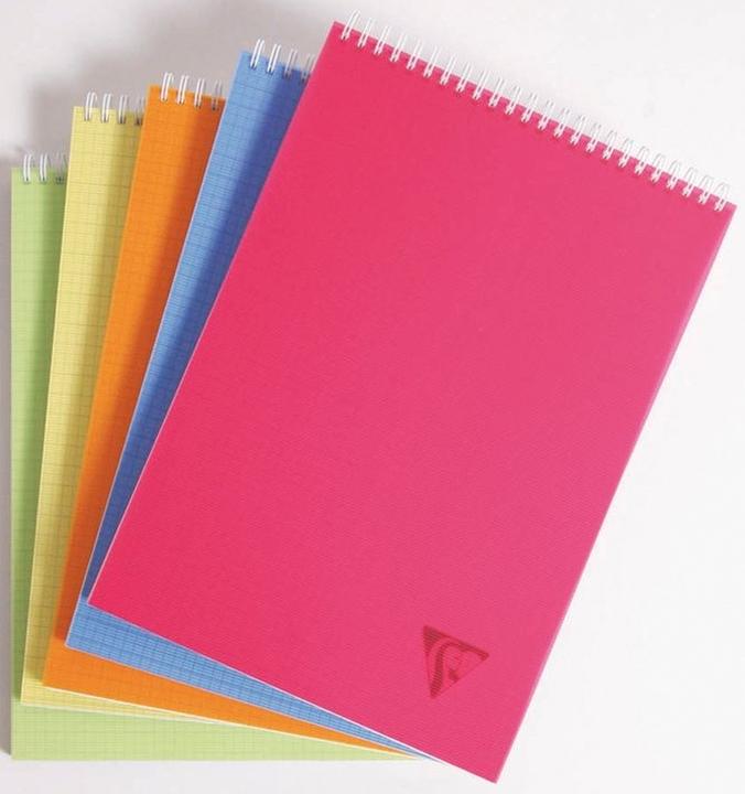 Image du produit Clairefontaine Bloc à spirales (A4, À rayures, Couverture rigide)