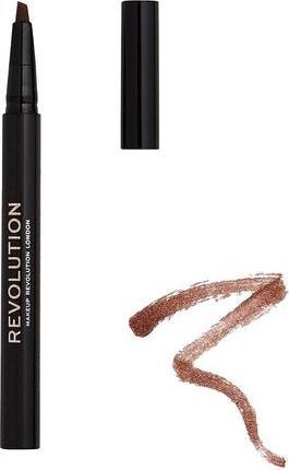 Actual product image Makeup Revolution Bushy Brow Pen (Dark brown)