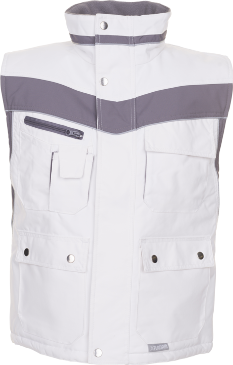 Produktbild Planam unisex Winterweste PLALINE weiss, zink Grösse XS (XS)