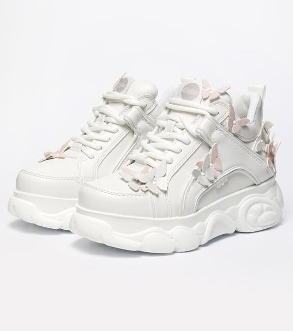 Buffalo Vegan CLD Butterfly Platform Sneaker (40)