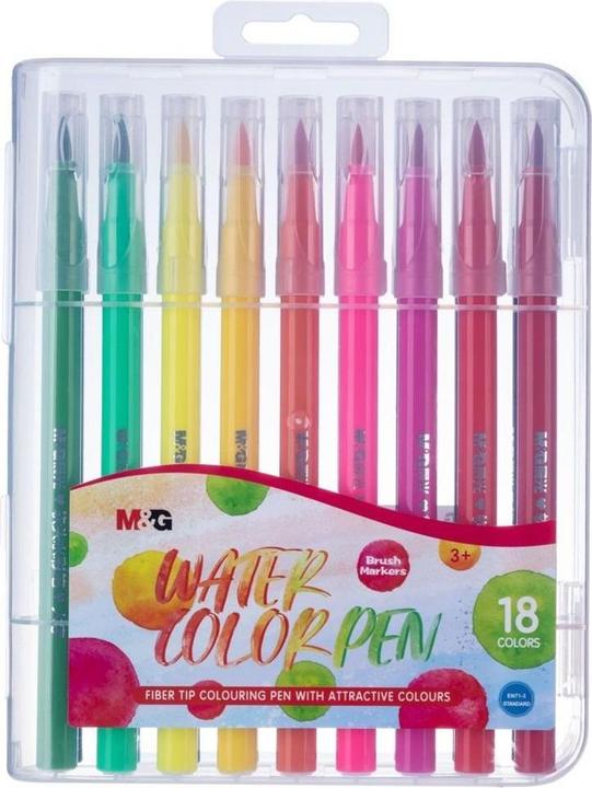 Image du produit Bandai Pinselkunststift 18 Farben M&G (18x)