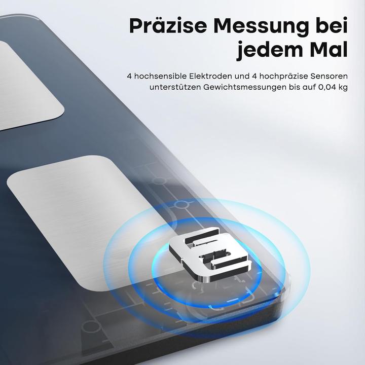 Produktbild GE Körperanalysewaage mit App-Unterstützung (220 kg)