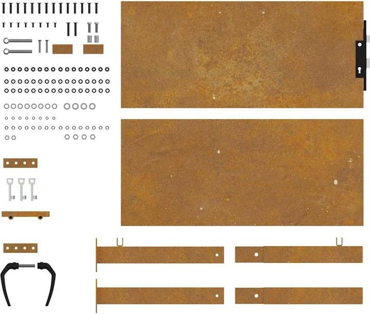 Actual product image vidaXL Gartentor