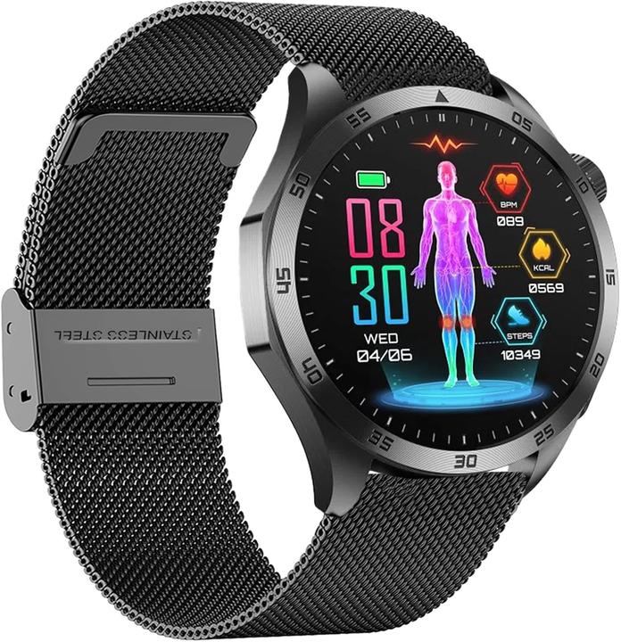 Image du produit Knauermann Montre connectée avec ECG, téléphone, analyse santé complète et autonomie prolongée