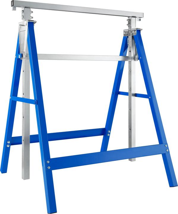 Immagine prodotto tectake Coppia di cavalletti 2 set di cavalletti di sostegno regolabili in altezza (56.50 cm, 68.50 cm)