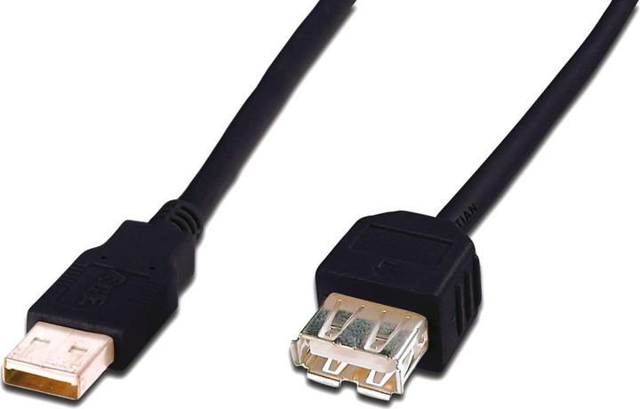 Image du produit Digitus USB A – USB A (3 m, USB 2.0, 2.50 W)