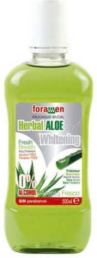Actual product image Foramen Herbal Aloe Whitening Mouthwash 500ml (500 ml, Mouthwash)