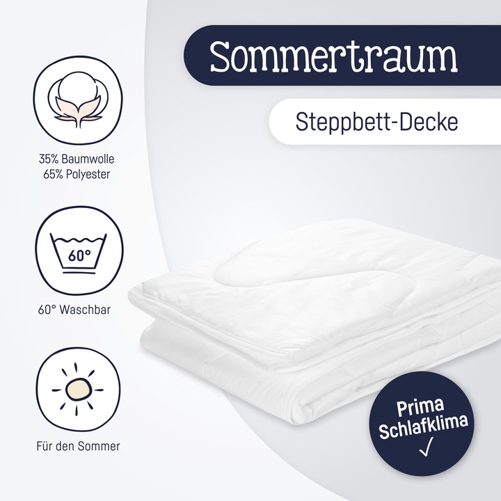 Actual product image Julius Zöllner Duvet quilt, summer dream (135x100 cm) (100 x 135 cm)