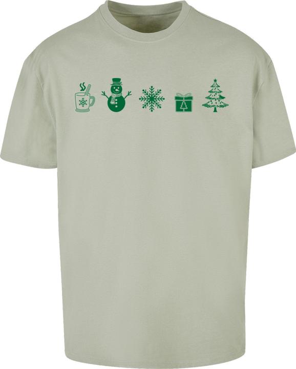 Produktbild Merchcode Christmas Elements Tee - 181777 (XXL)