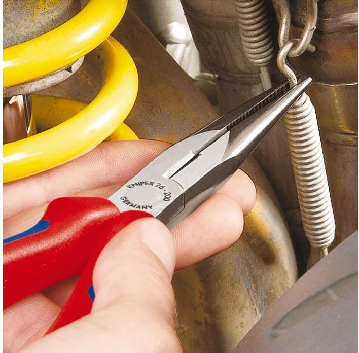 Produktbild Knipex Flachrundzange mit Schneide (200 mm)