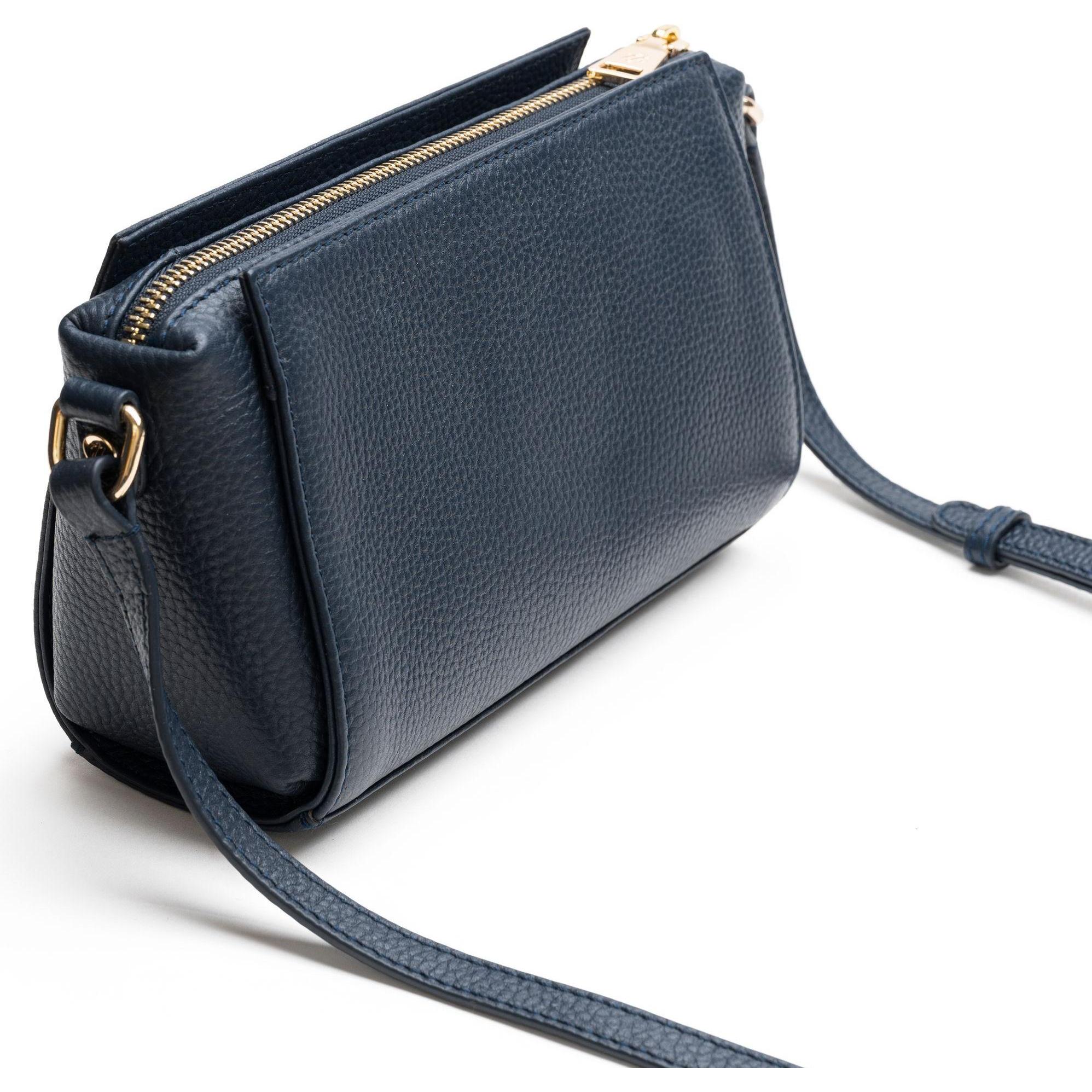 Thumbnail - Lazarotti, Handtasche, Bologna Leather Umhängetasche Leder 20 cm, Blau