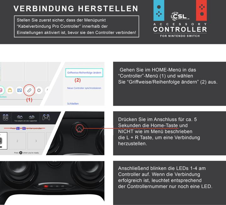 Produktbild CSL Controller für Nintendo Switch (Switch)