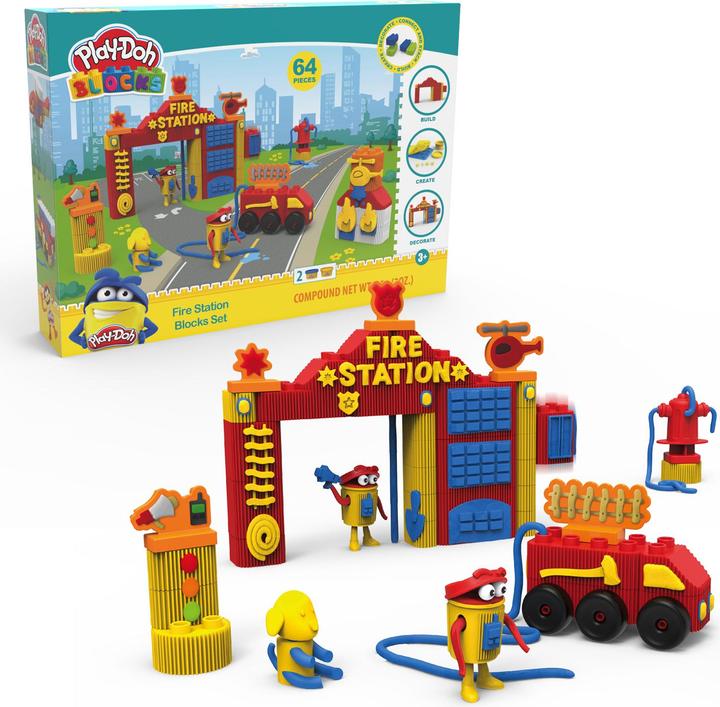 Produktbild Grandi Giochi Play Doh Blocks Set Station