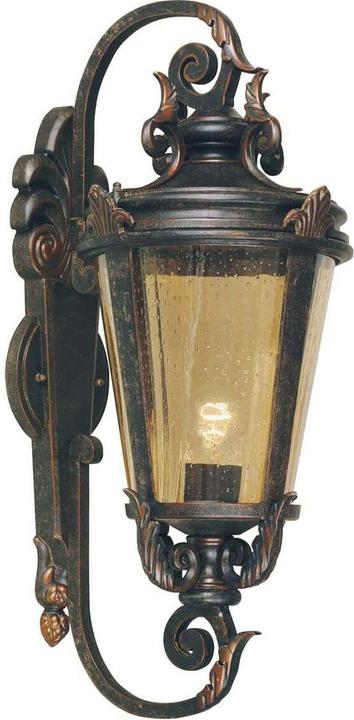 Elstead Lighting Baltimore outdoor wall light E27 69cm Weathered bronze IP44 (E27, IP44)