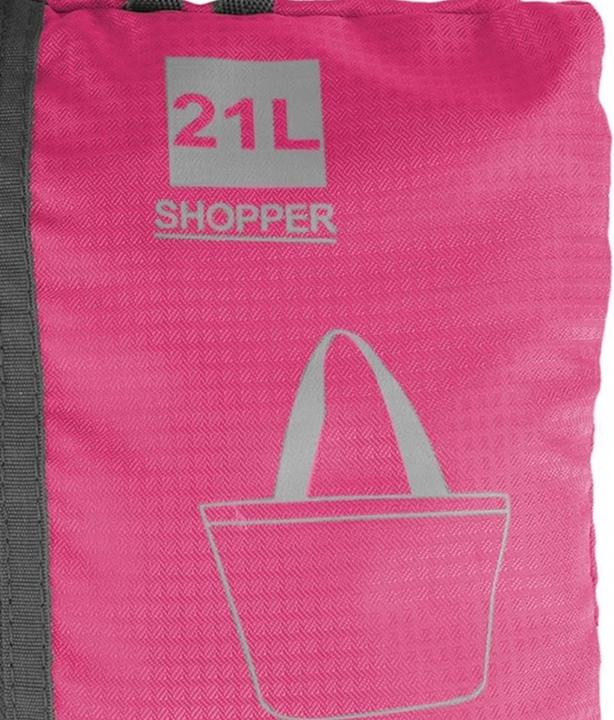 Actual product image Dunlop - Foldable shopping bag (pink) (21 l)