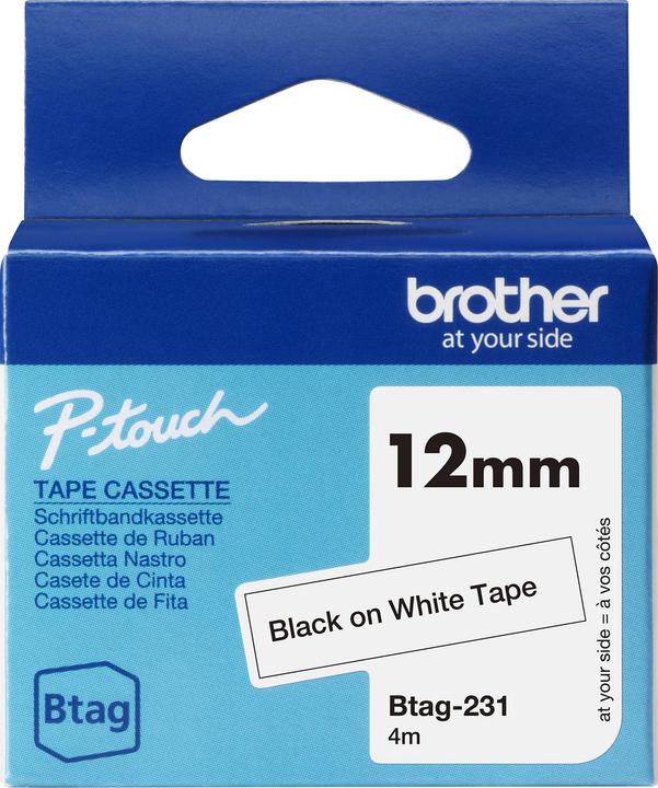 Actual product image Brother BTAG231 (1.20 cm, White)